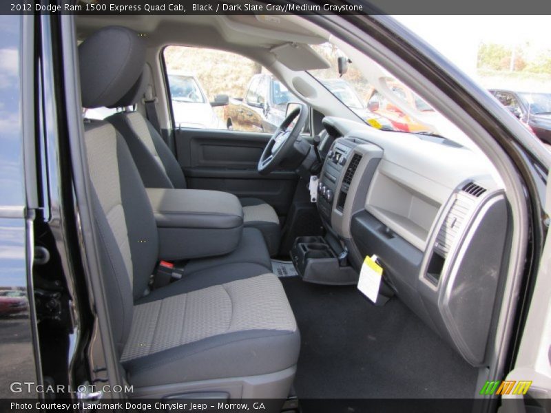Black / Dark Slate Gray/Medium Graystone 2012 Dodge Ram 1500 Express Quad Cab