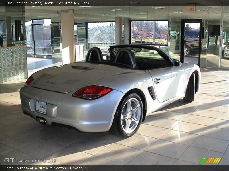 Arctic Silver Metallic / Black 2009 Porsche Boxster