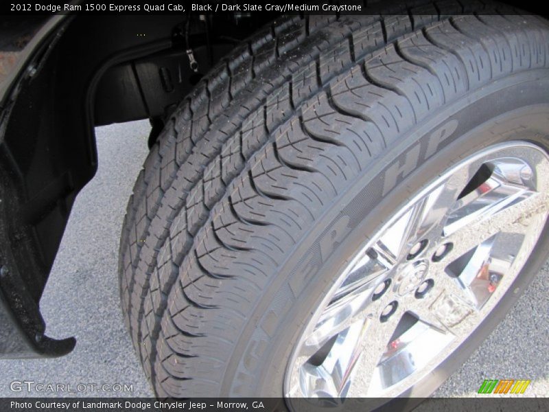 Black / Dark Slate Gray/Medium Graystone 2012 Dodge Ram 1500 Express Quad Cab