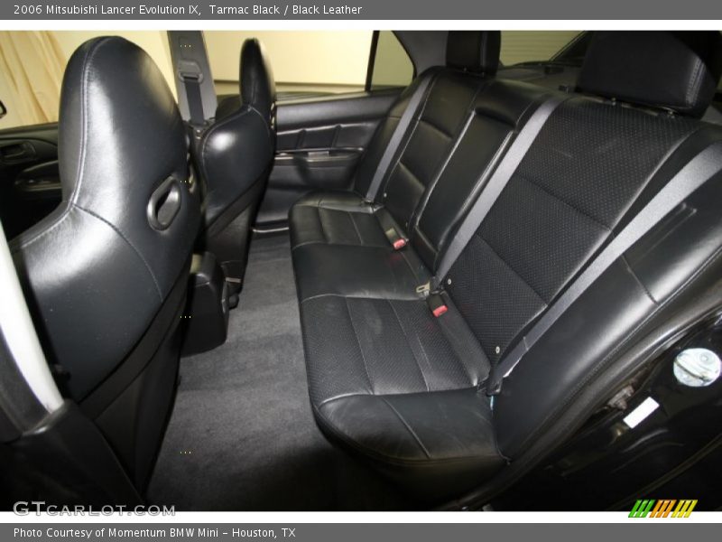 Tarmac Black / Black Leather 2006 Mitsubishi Lancer Evolution IX