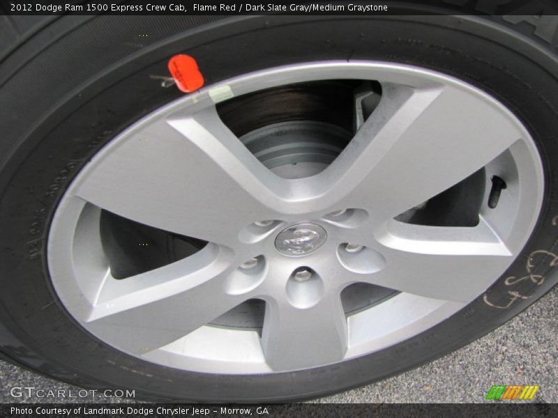 Flame Red / Dark Slate Gray/Medium Graystone 2012 Dodge Ram 1500 Express Crew Cab