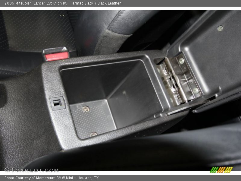 Tarmac Black / Black Leather 2006 Mitsubishi Lancer Evolution IX
