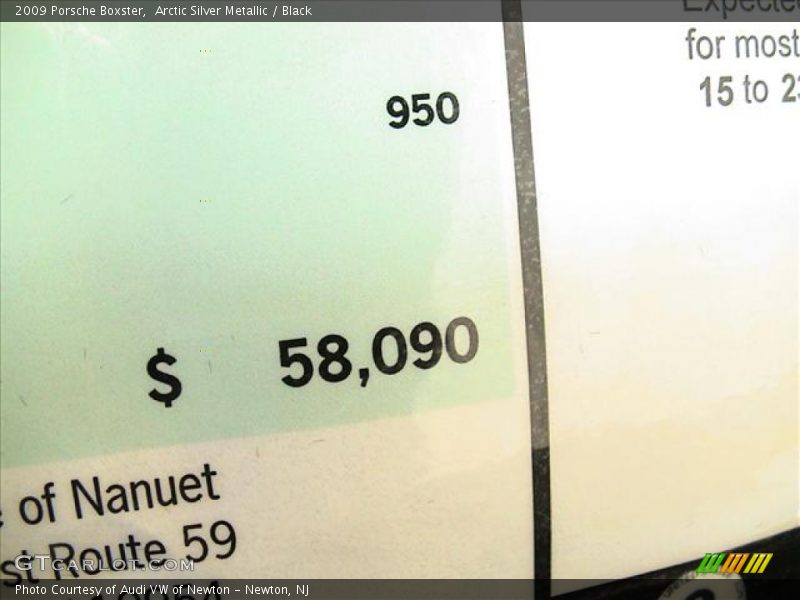 MSRP - 2009 Porsche Boxster 