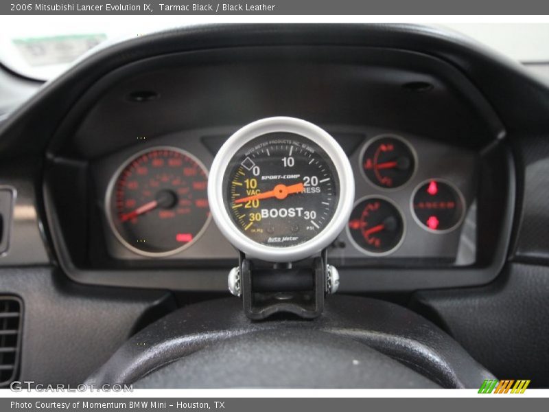 Tarmac Black / Black Leather 2006 Mitsubishi Lancer Evolution IX