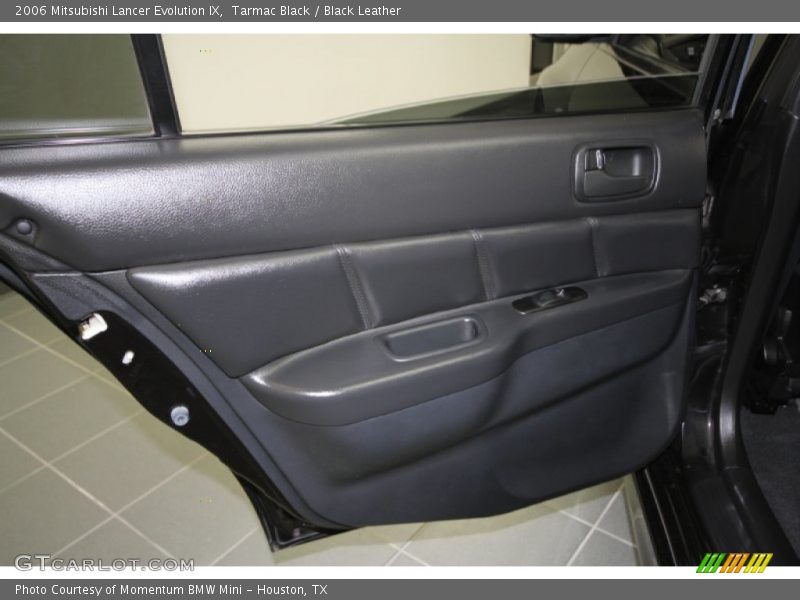 Tarmac Black / Black Leather 2006 Mitsubishi Lancer Evolution IX