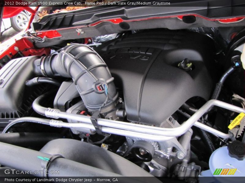 Flame Red / Dark Slate Gray/Medium Graystone 2012 Dodge Ram 1500 Express Crew Cab