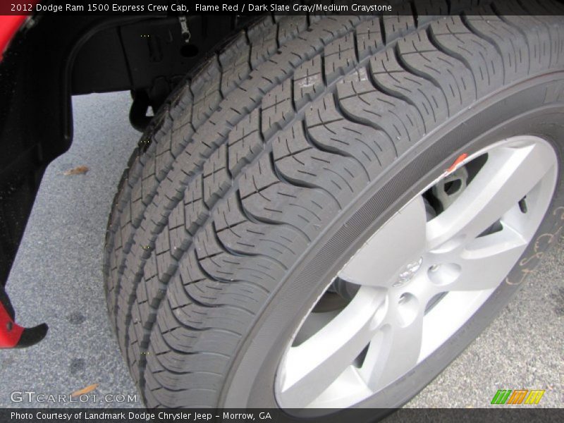 Flame Red / Dark Slate Gray/Medium Graystone 2012 Dodge Ram 1500 Express Crew Cab