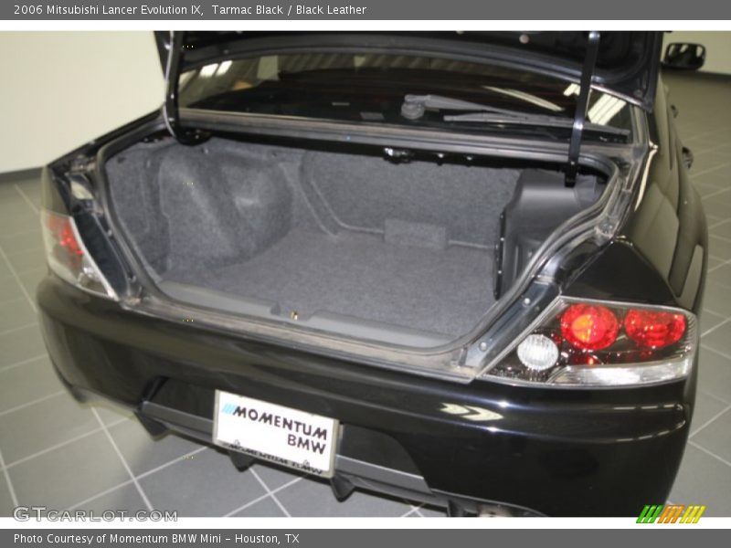 Tarmac Black / Black Leather 2006 Mitsubishi Lancer Evolution IX