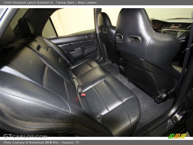 Tarmac Black / Black Leather 2006 Mitsubishi Lancer Evolution IX