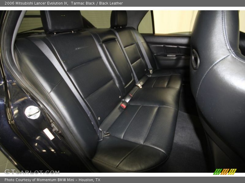 Tarmac Black / Black Leather 2006 Mitsubishi Lancer Evolution IX
