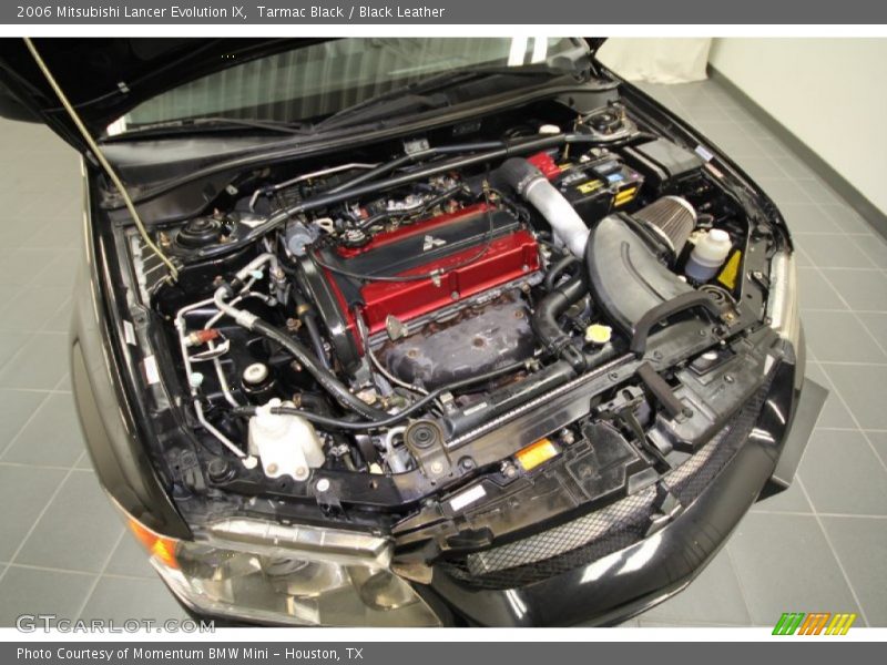 Tarmac Black / Black Leather 2006 Mitsubishi Lancer Evolution IX