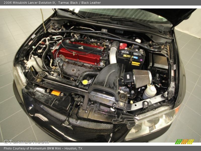 Tarmac Black / Black Leather 2006 Mitsubishi Lancer Evolution IX