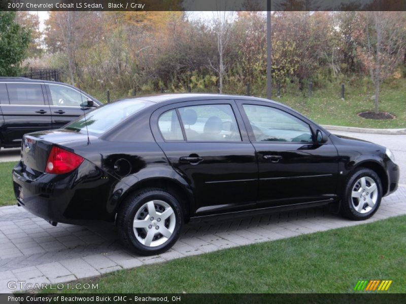 Black / Gray 2007 Chevrolet Cobalt LS Sedan