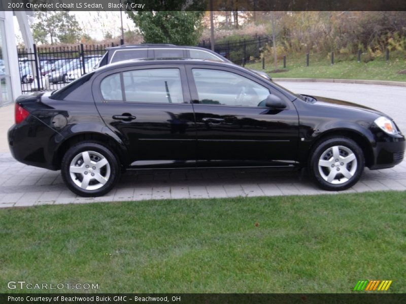 Black / Gray 2007 Chevrolet Cobalt LS Sedan