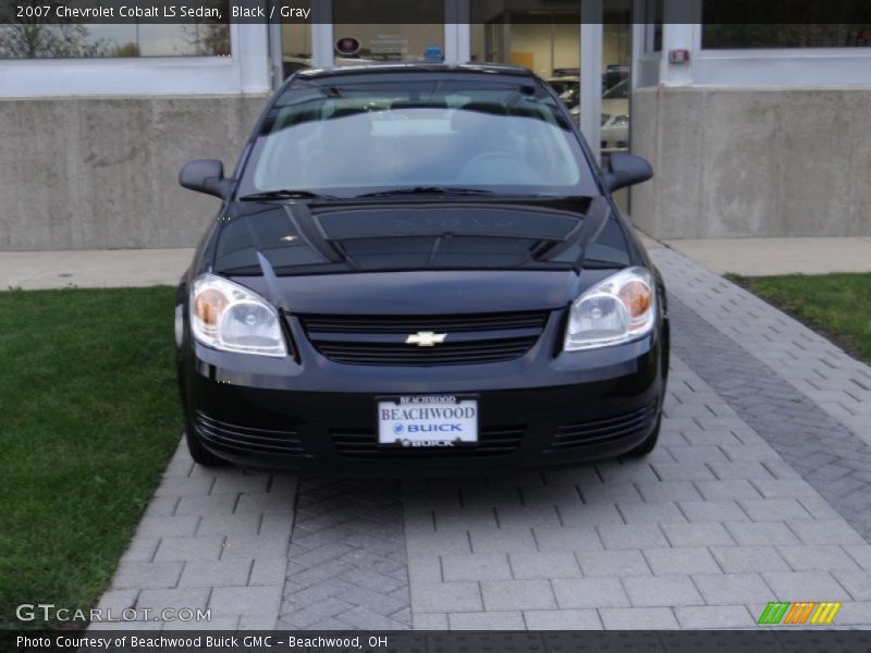 Black / Gray 2007 Chevrolet Cobalt LS Sedan