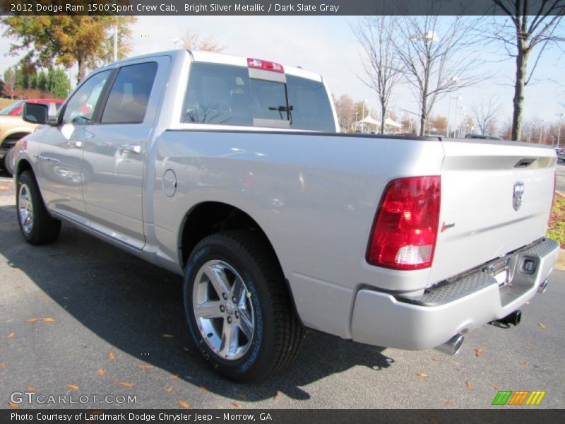 Bright Silver Metallic / Dark Slate Gray 2012 Dodge Ram 1500 Sport Crew Cab