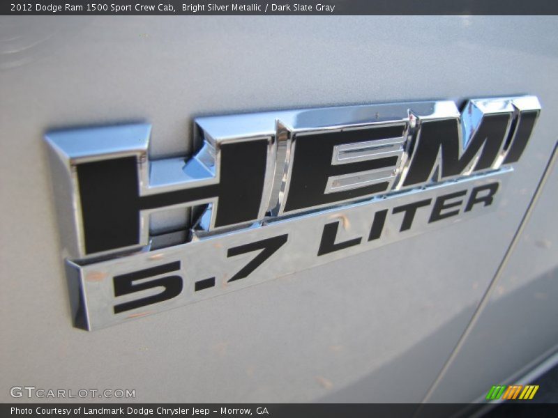 HEMI Badge - 2012 Dodge Ram 1500 Sport Crew Cab