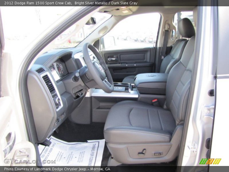  2012 Ram 1500 Sport Crew Cab Dark Slate Gray Interior