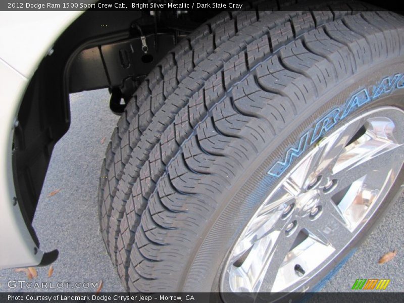 Bright Silver Metallic / Dark Slate Gray 2012 Dodge Ram 1500 Sport Crew Cab
