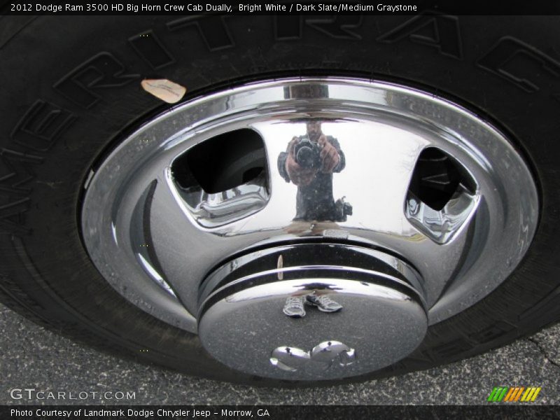 Bright White / Dark Slate/Medium Graystone 2012 Dodge Ram 3500 HD Big Horn Crew Cab Dually