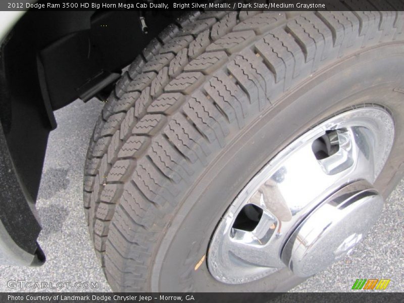 Bright Silver Metallic / Dark Slate/Medium Graystone 2012 Dodge Ram 3500 HD Big Horn Mega Cab Dually