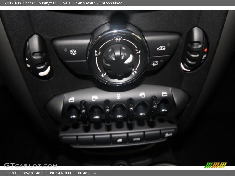 Controls of 2012 Cooper Countryman