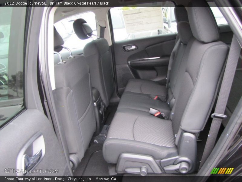 Brilliant Black Crystal Pearl / Black 2012 Dodge Journey SE