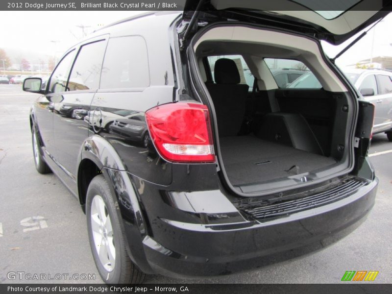 Brilliant Black Crystal Pearl / Black 2012 Dodge Journey SE