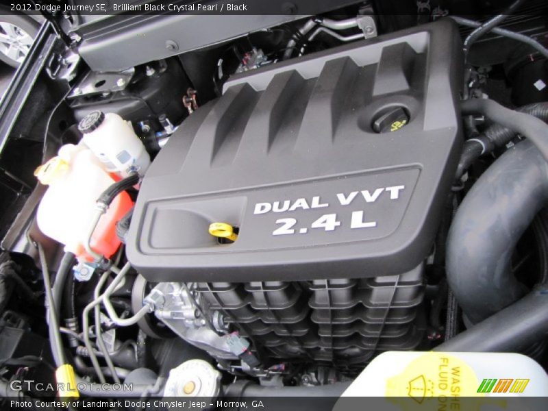 Brilliant Black Crystal Pearl / Black 2012 Dodge Journey SE