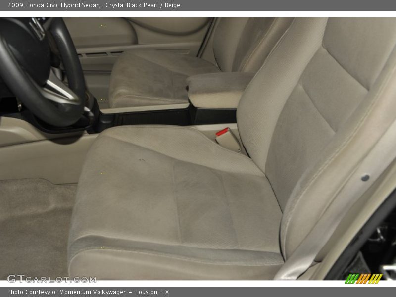  2009 Civic Hybrid Sedan Beige Interior