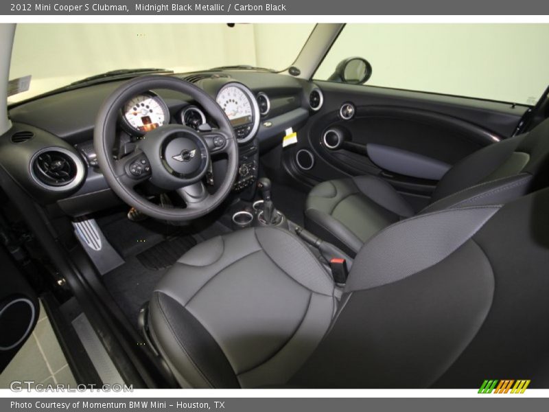  2012 Cooper S Clubman Carbon Black Interior