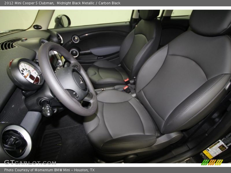 Midnight Black Metallic / Carbon Black 2012 Mini Cooper S Clubman