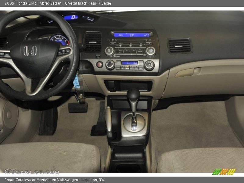 Dashboard of 2009 Civic Hybrid Sedan