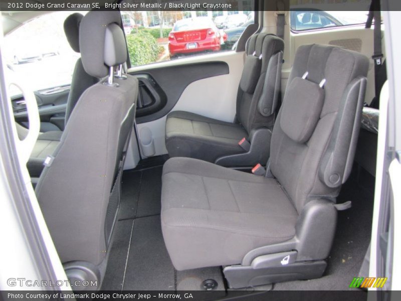 Bright Silver Metallic / Black/Light Graystone 2012 Dodge Grand Caravan SE