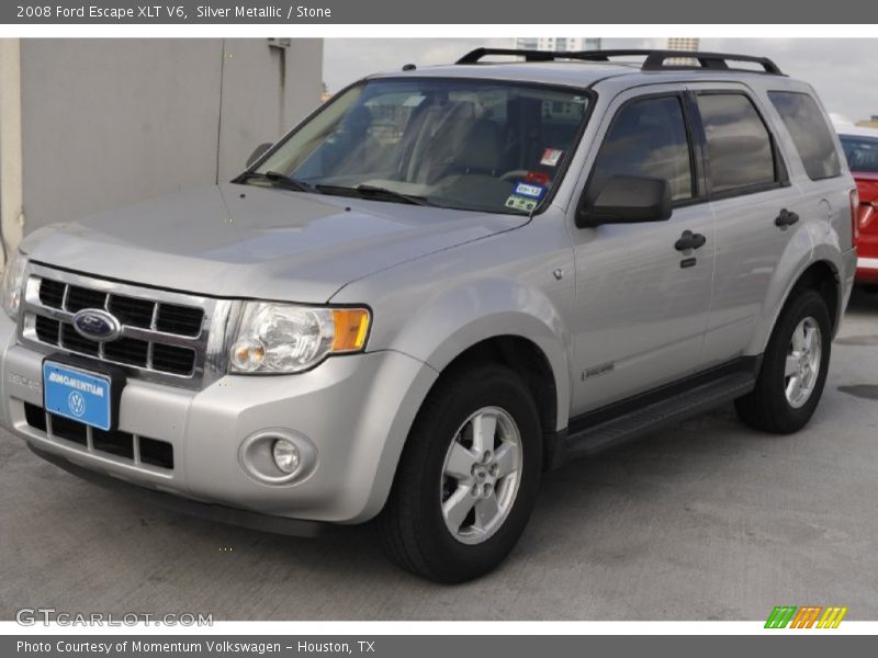 Silver Metallic / Stone 2008 Ford Escape XLT V6