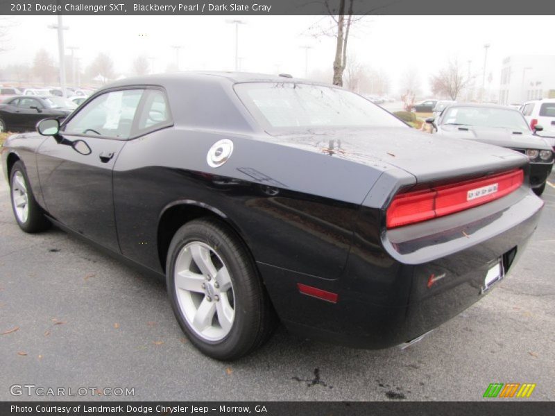 Blackberry Pearl / Dark Slate Gray 2012 Dodge Challenger SXT