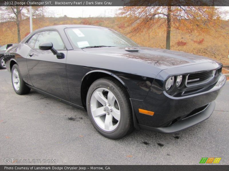 Blackberry Pearl / Dark Slate Gray 2012 Dodge Challenger SXT