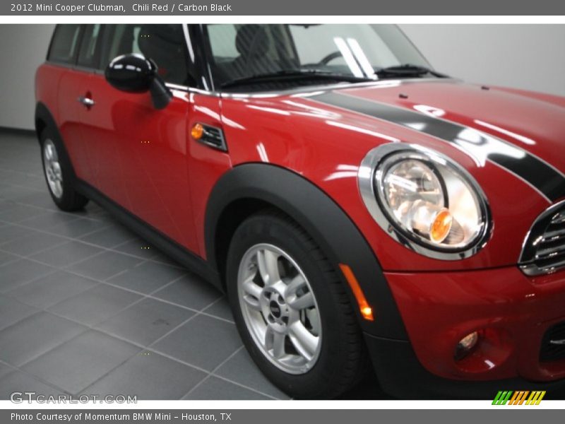 Chili Red / Carbon Black 2012 Mini Cooper Clubman