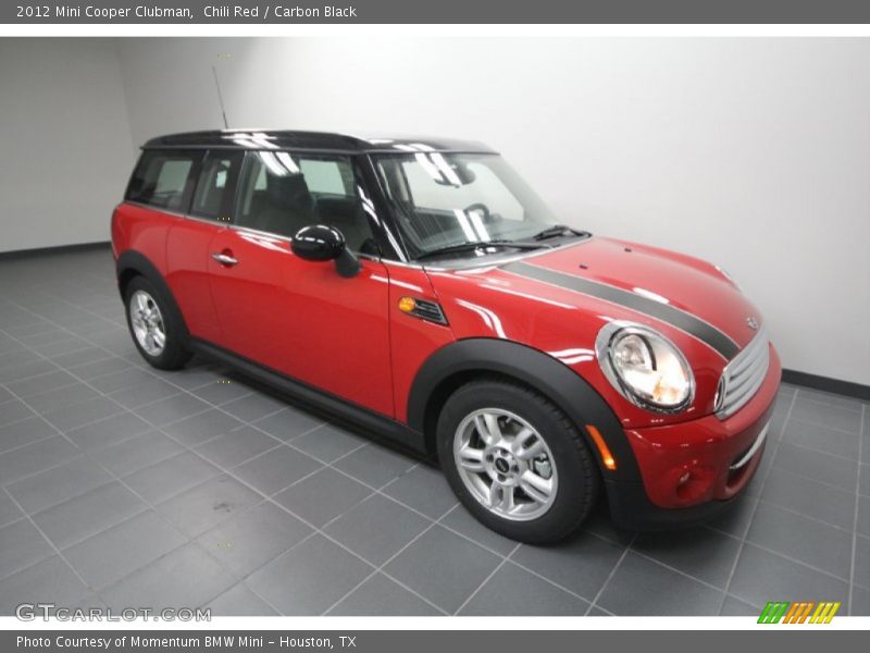Chili Red / Carbon Black 2012 Mini Cooper Clubman