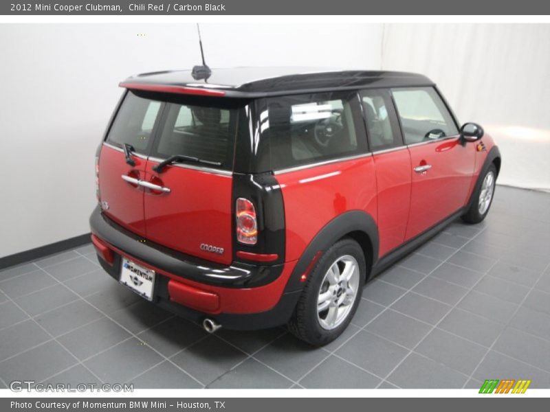 Chili Red / Carbon Black 2012 Mini Cooper Clubman