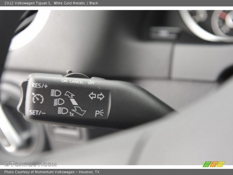 White Gold Metallic / Black 2012 Volkswagen Tiguan S