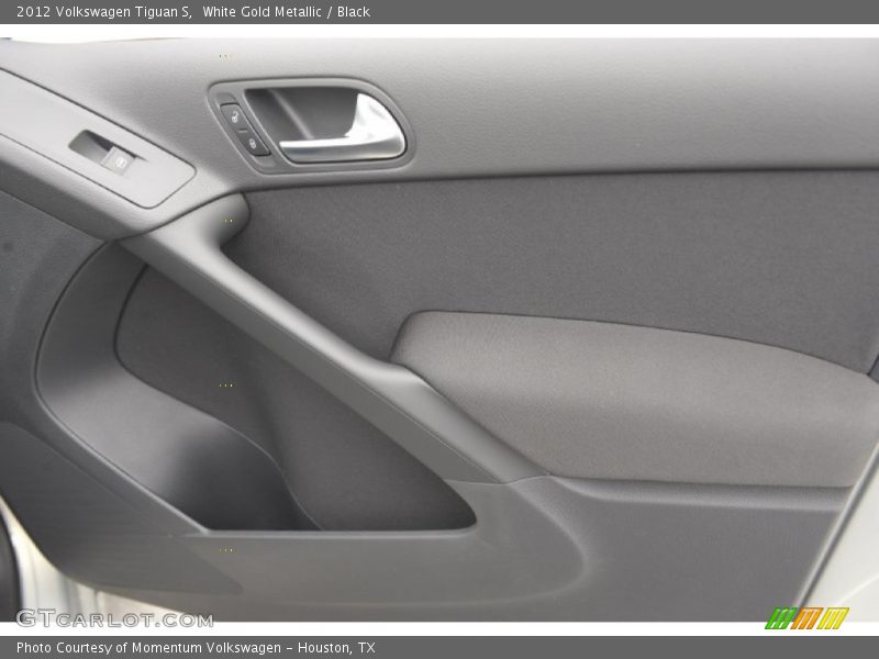 White Gold Metallic / Black 2012 Volkswagen Tiguan S