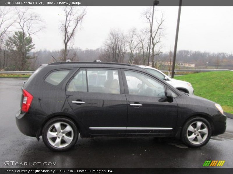 Black Cherry / Beige 2008 Kia Rondo EX V6