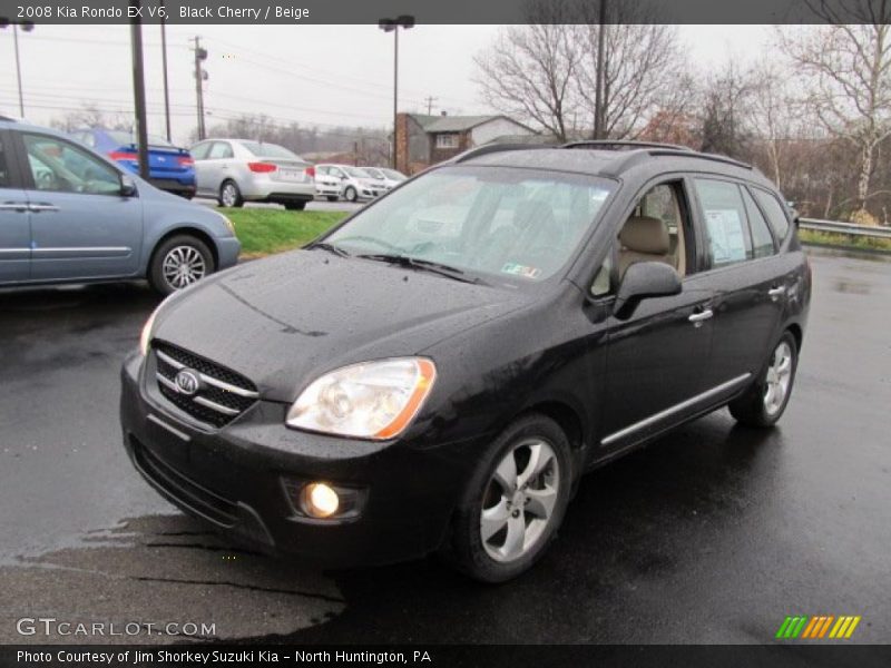 Black Cherry / Beige 2008 Kia Rondo EX V6
