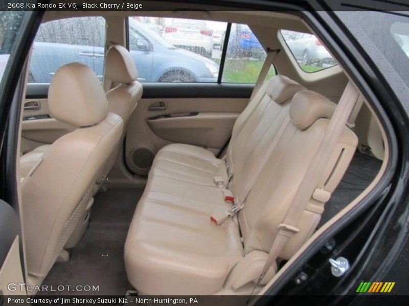 Black Cherry / Beige 2008 Kia Rondo EX V6