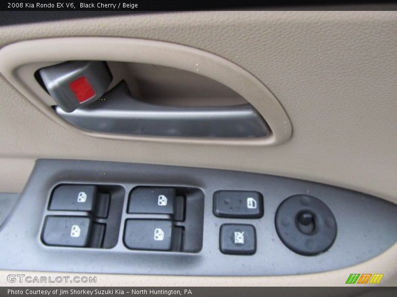 Black Cherry / Beige 2008 Kia Rondo EX V6