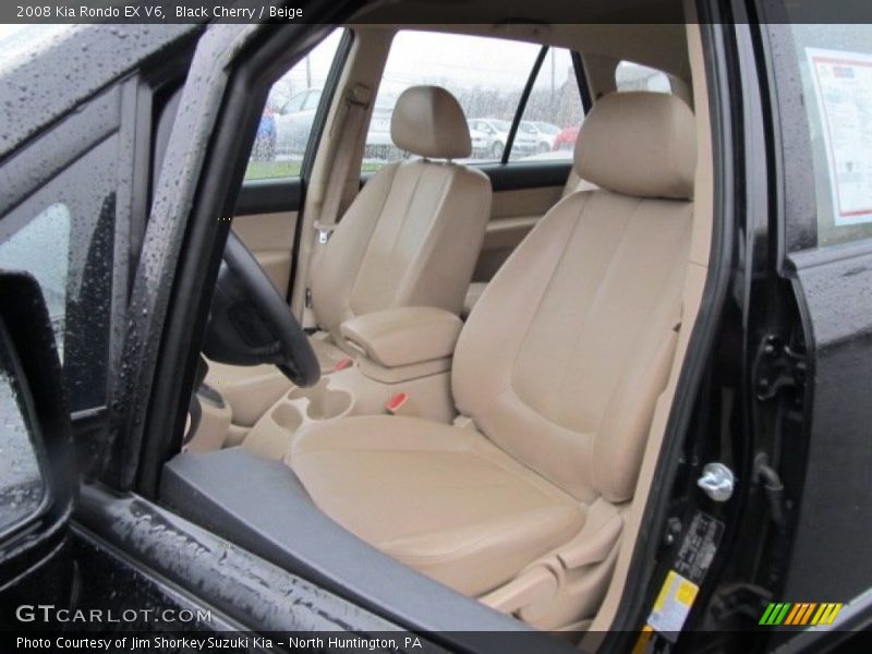 Black Cherry / Beige 2008 Kia Rondo EX V6