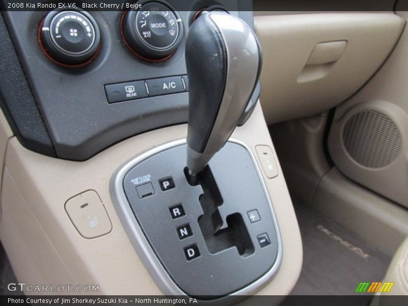 Black Cherry / Beige 2008 Kia Rondo EX V6