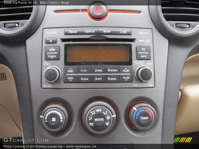 Black Cherry / Beige 2008 Kia Rondo EX V6