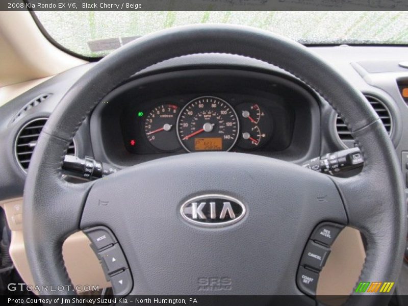 Black Cherry / Beige 2008 Kia Rondo EX V6